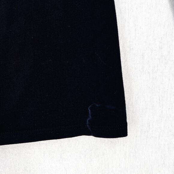 ENZA COSTA Detached Mockneck Top Womens Large Black Brushed Cotton Long Sleeve - Picture 14 of 16